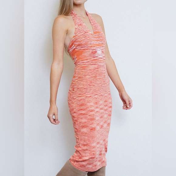 NWT Size Large Cotton Candy LA HALTER KNIT MAXI DRESS - Picture 9 of 10